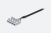 Power cable with 4-way screw terminal, 2m